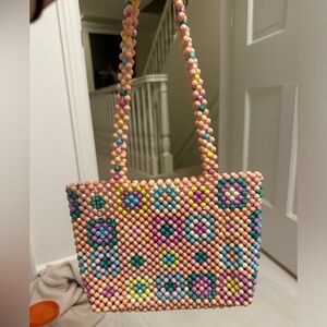 NWOT Beaded Bag Small Colorful Purse